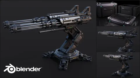 Sci-Fi PBR Art Creation - Blender tutorials & courses