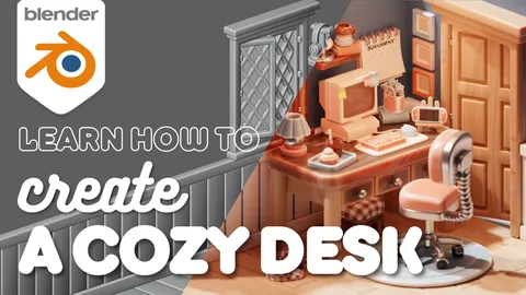 Create A Cozy Desk - Blender tutorials & courses
