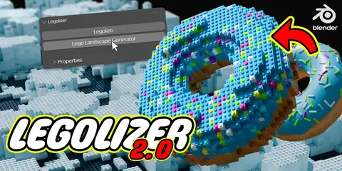 Legolizer - Blender addons