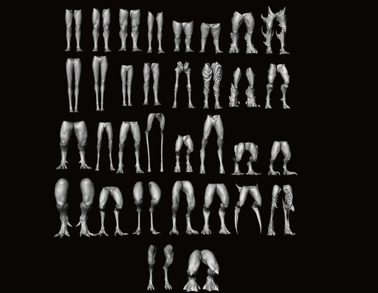 33 Character & Creature Legs screenshot 2