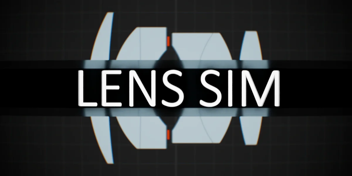 Lens Sim - Blender addons