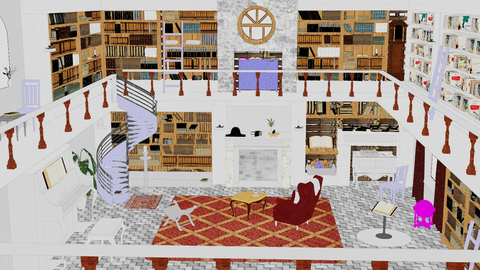 Library Interior screenshot 3