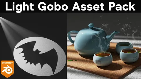 Light Gobo Asset Pack - Blender lighting & hdris