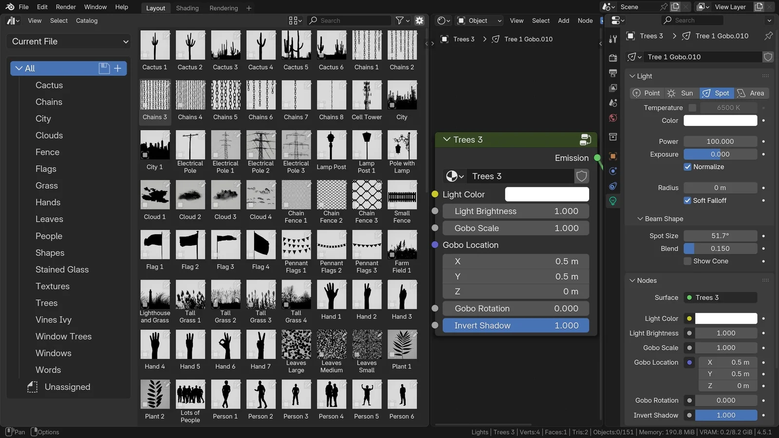 Light Gobo Asset Pack screenshot 2
