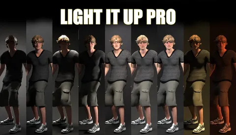 Light It Up Pro Bundle - Blender addons