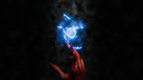 Lightning Power FX - Blender geometry nodes