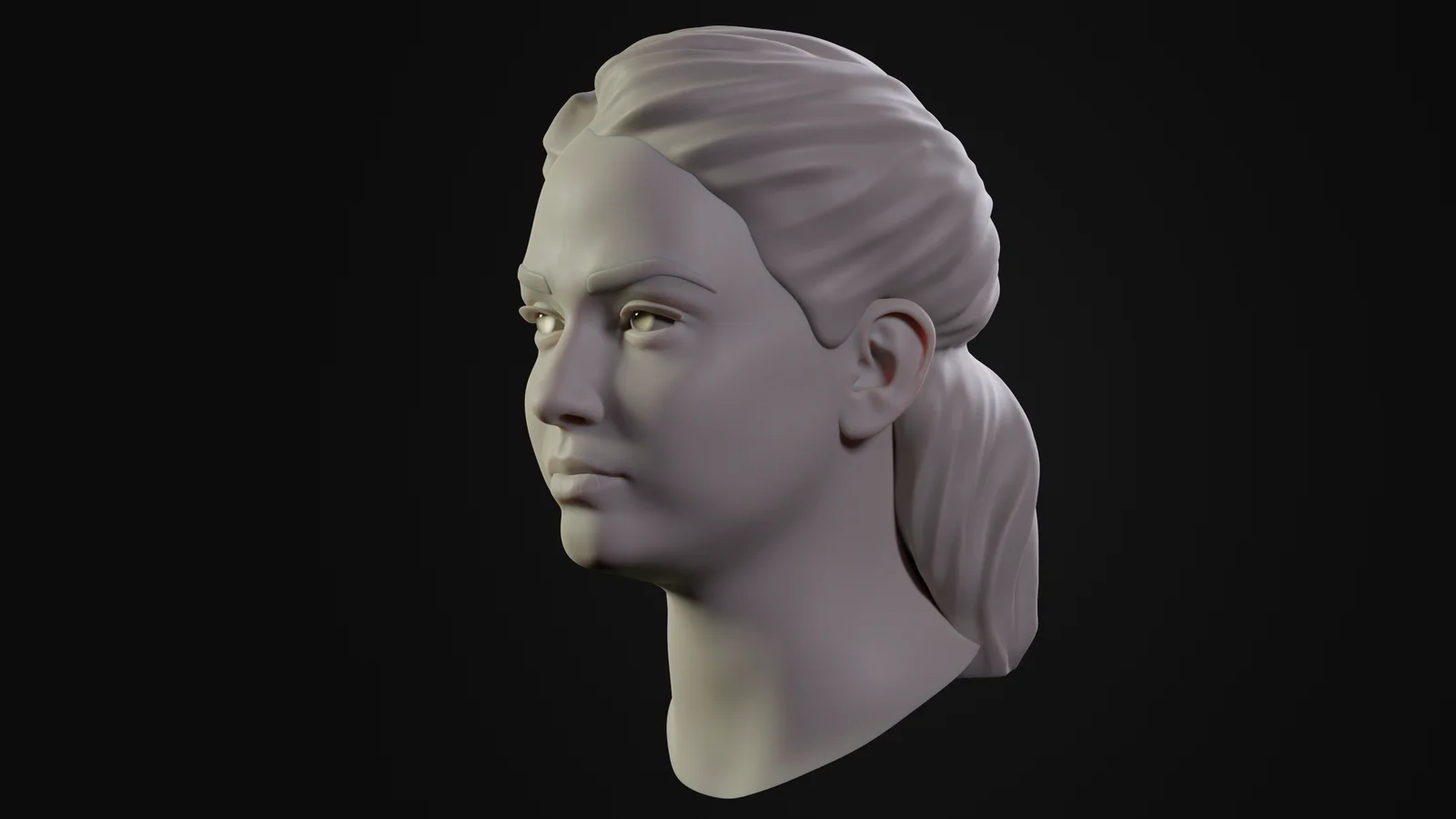 Geraldine Viswanathan Likeness Sculpt screenshot 2