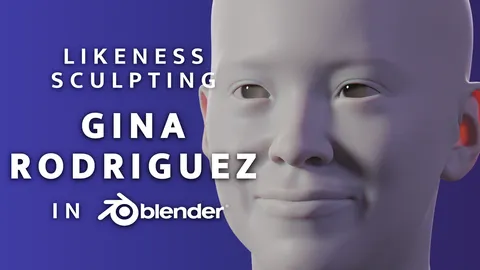 Gina Rodriguez Likeness - Blender 3d models