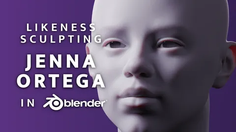 Jenna Ortega Likeness - Blender 3d models
