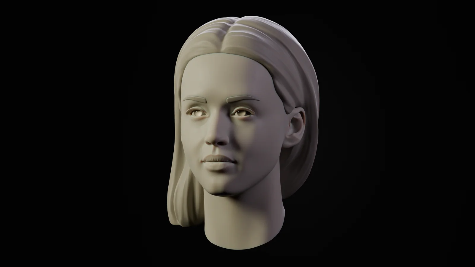Likeness Sculpt: Jessica Alba screenshot 2