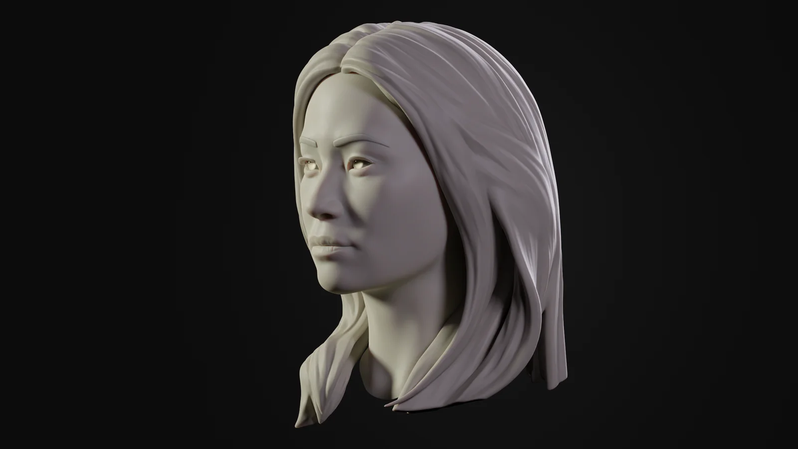 Likeness Sculpt: Lucy Liu screenshot 4