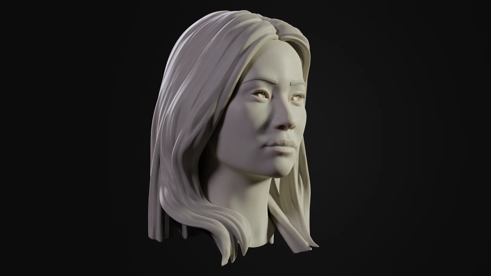 Likeness Sculpt: Lucy Liu screenshot 5