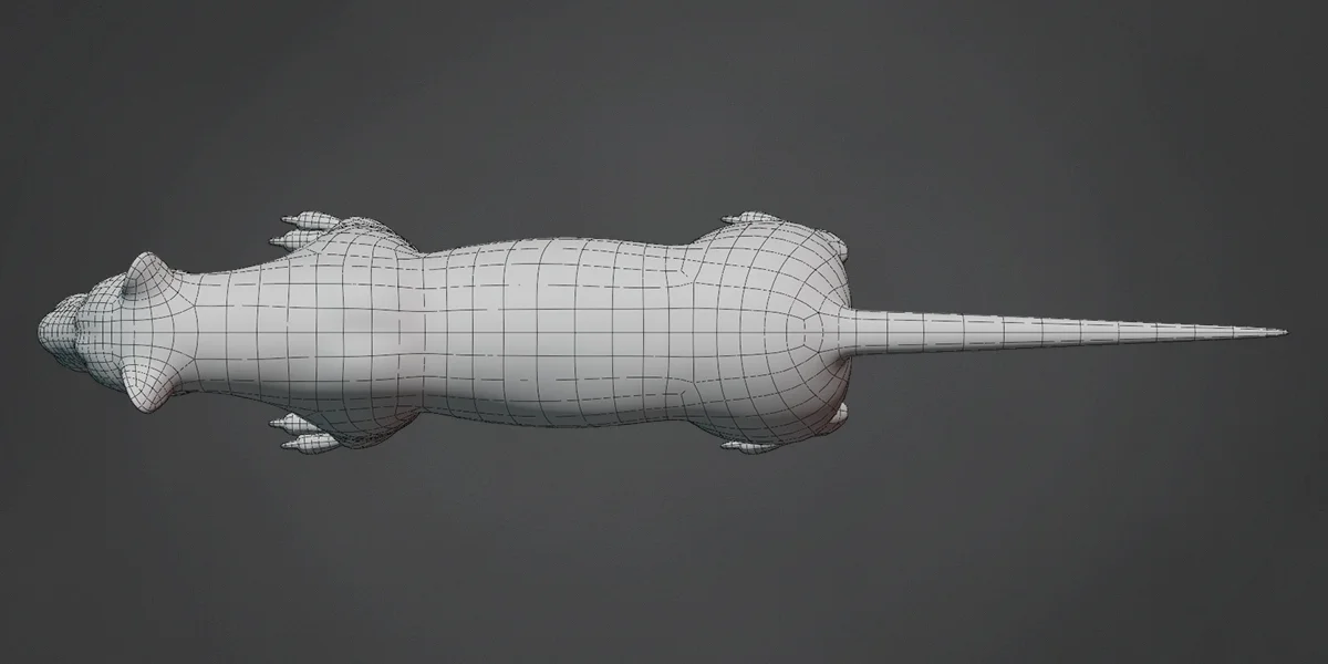 Lion Base Mesh screenshot 5