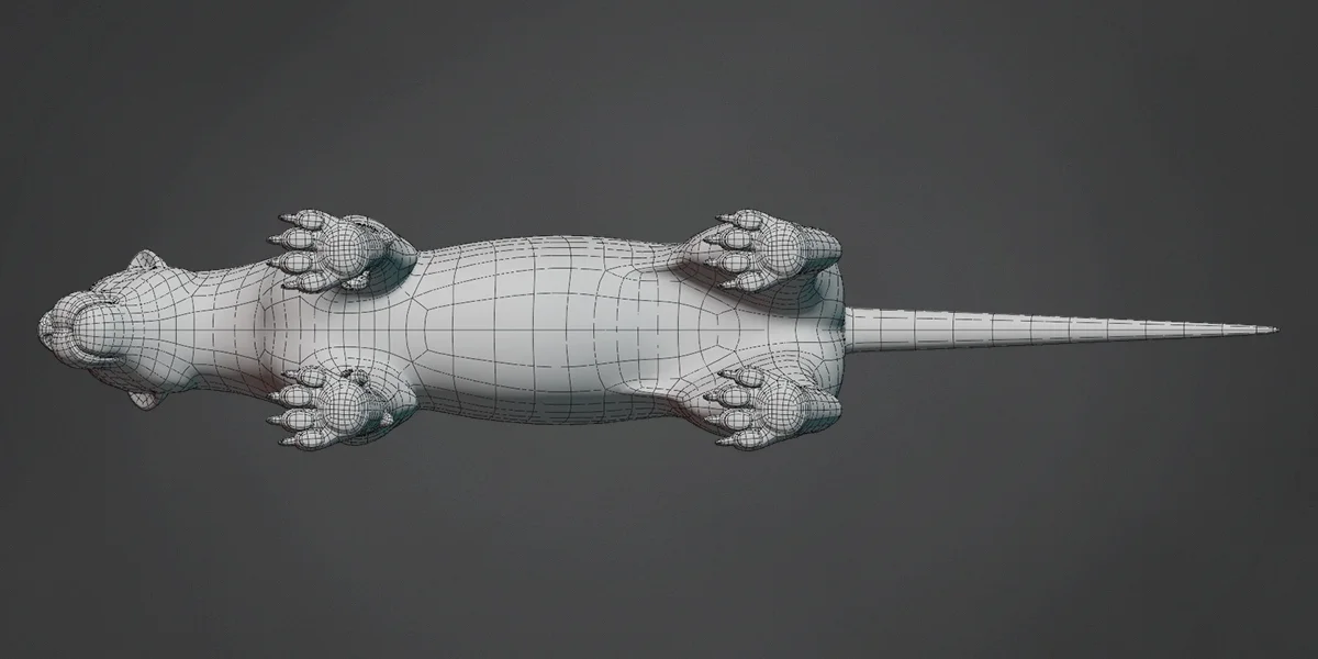 Lion Base Mesh screenshot 6