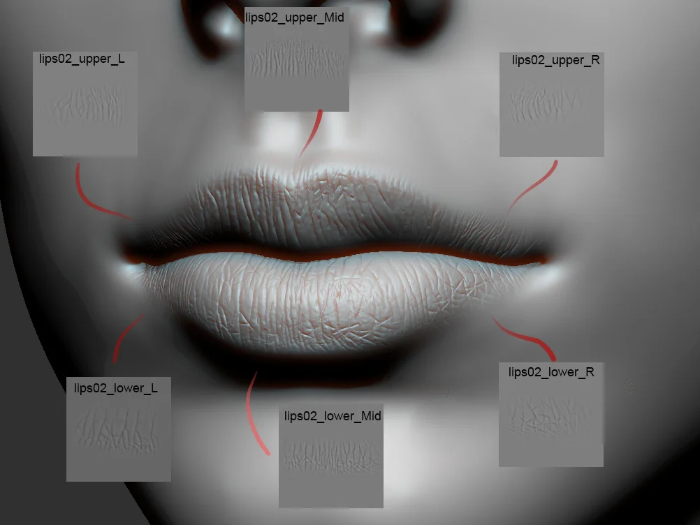 Lips Detail Alpha Pack screenshot 3