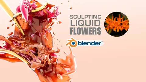 Liquid Flower - Blender scenes