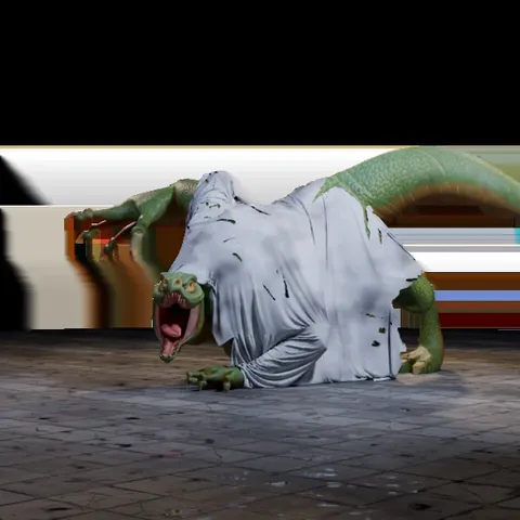 Lizard Character Rig - Blender 3d models