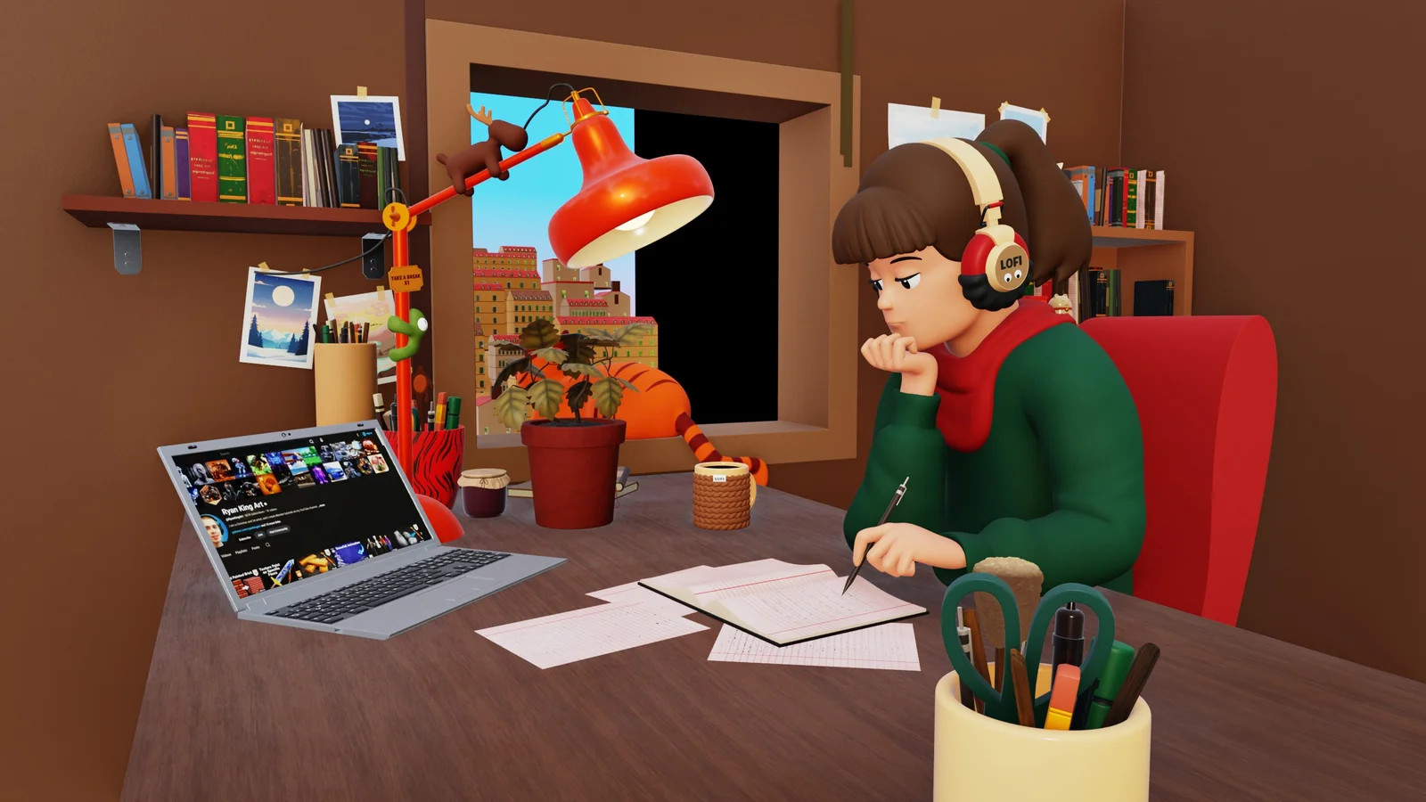 Lofi Girl Fan Art screenshot 6