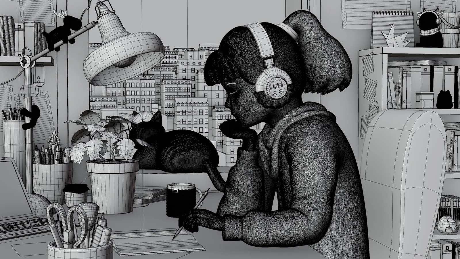 Lofi Girl Fan Art screenshot 7