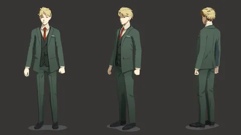 Loid Forger 3D Model - Blender 3d models