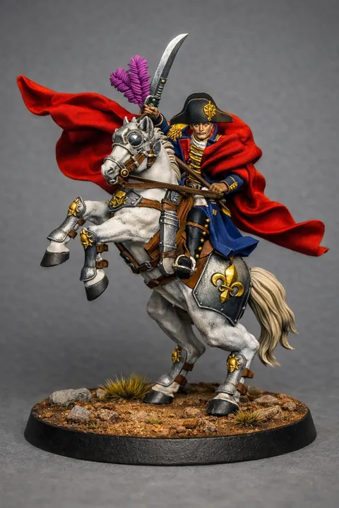 Lord Solar Napoleon and Officers - Blender 3d models