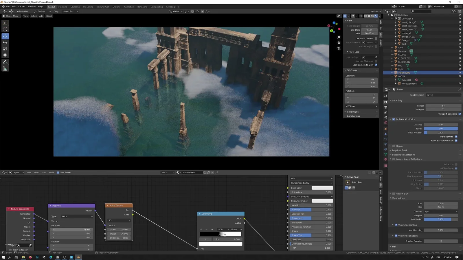 Lost Atlantide 3D/2D Process screenshot 5