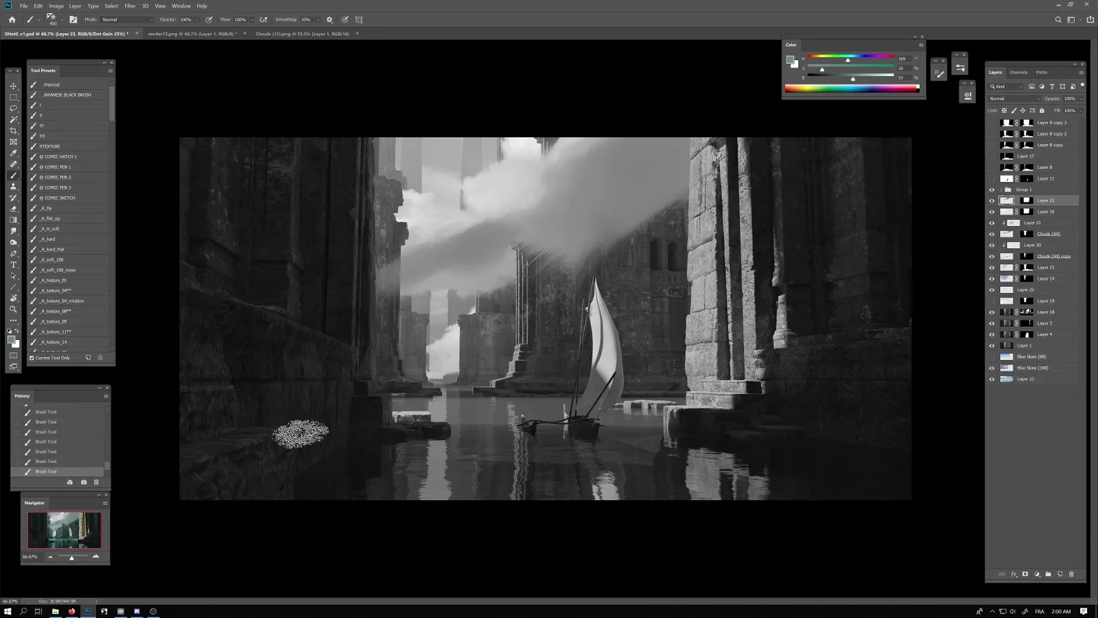 Lost Atlantide 3D/2D Process screenshot 7