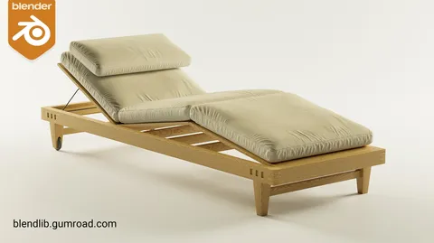 Lounge Chair - Blender 3d models
