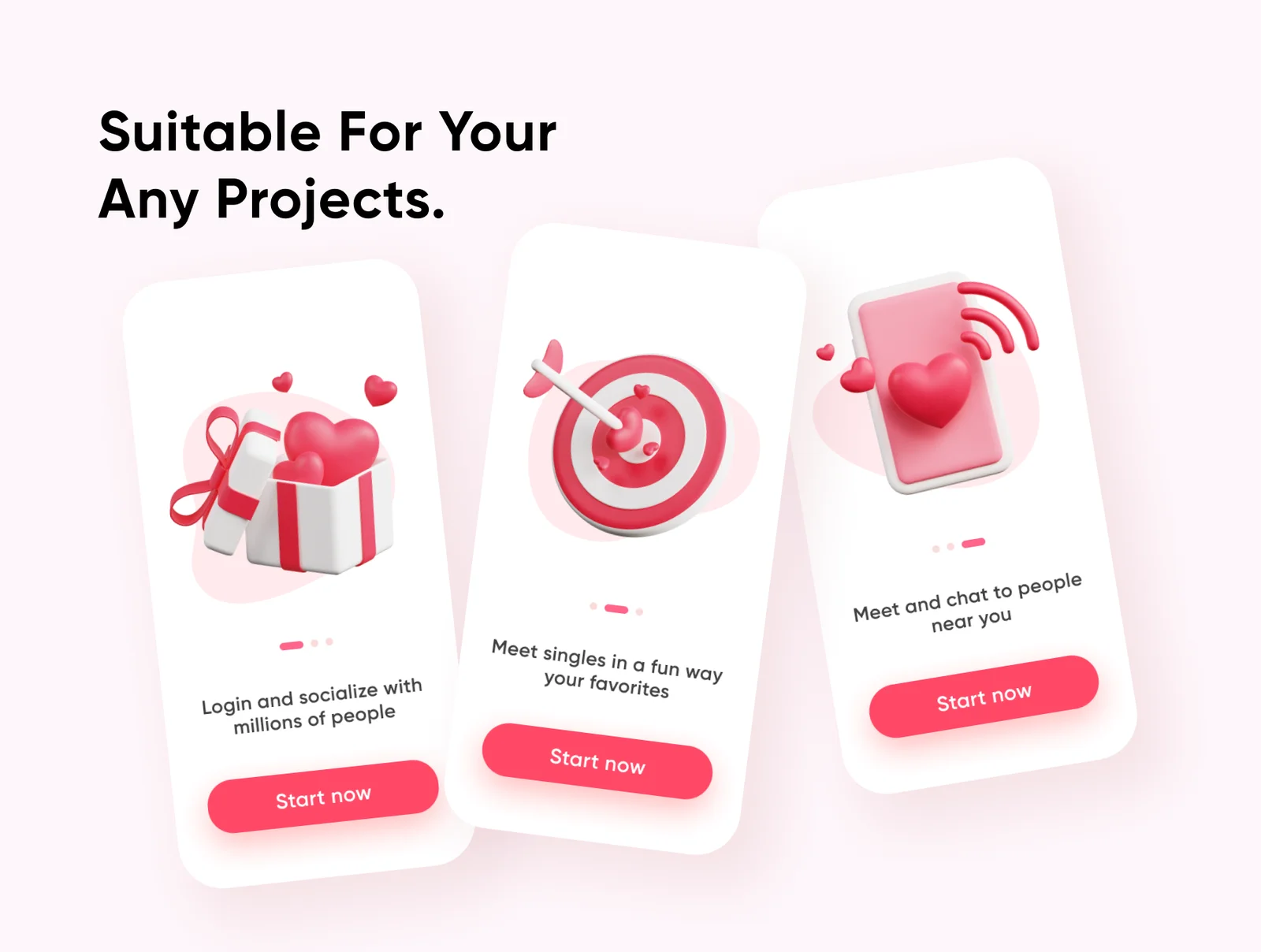 Valentine's Day 3D Icons screenshot 3