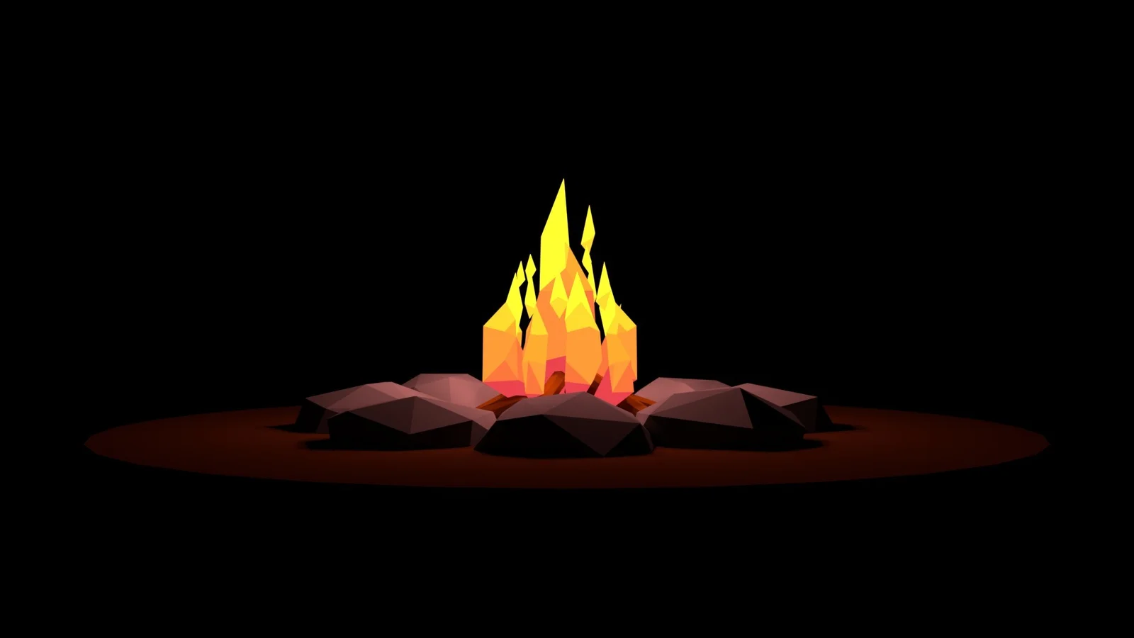 Low Poly Campfire screenshot 2