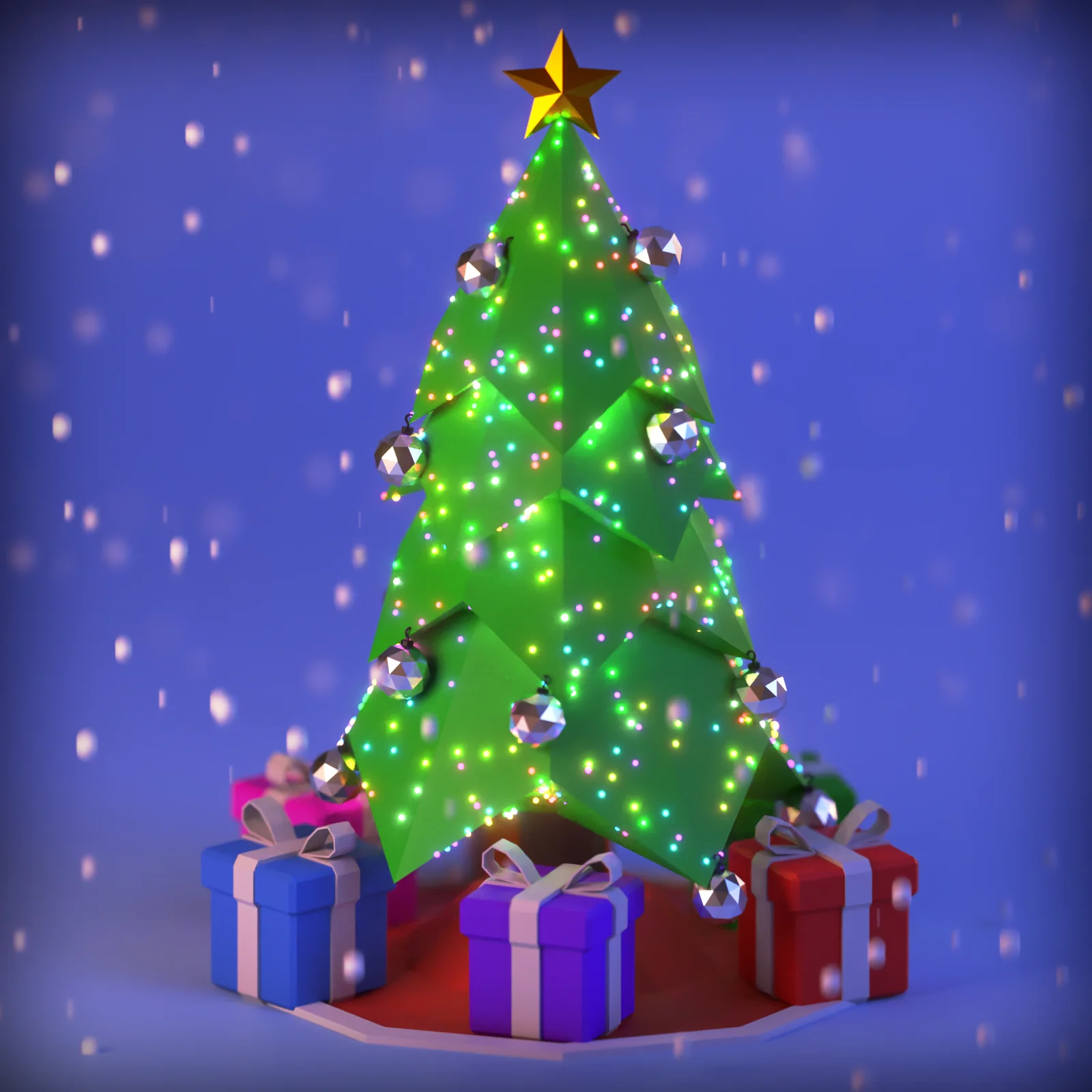 Low Poly Christmas Tree screenshot 2