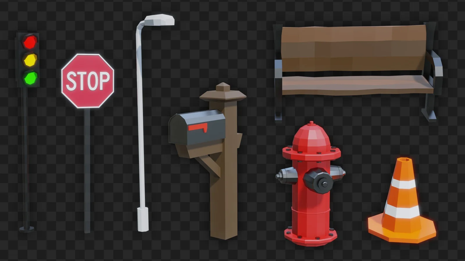 Low Poly City Asset Pack screenshot 2