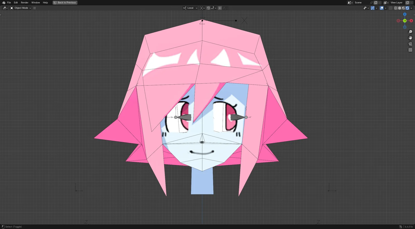 Low Poly Eye Rig screenshot 3
