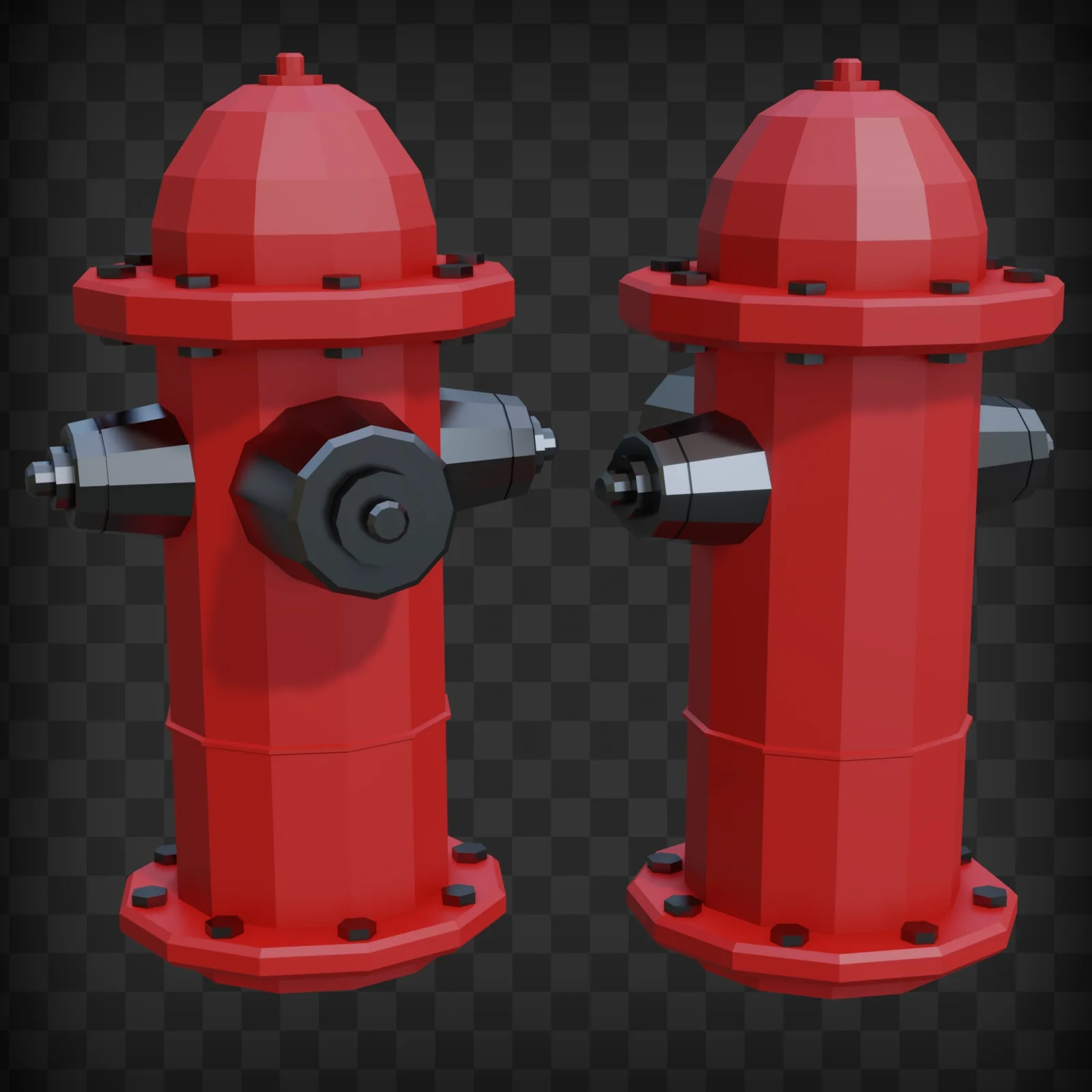 Low Poly Fire Hydrant screenshot 2
