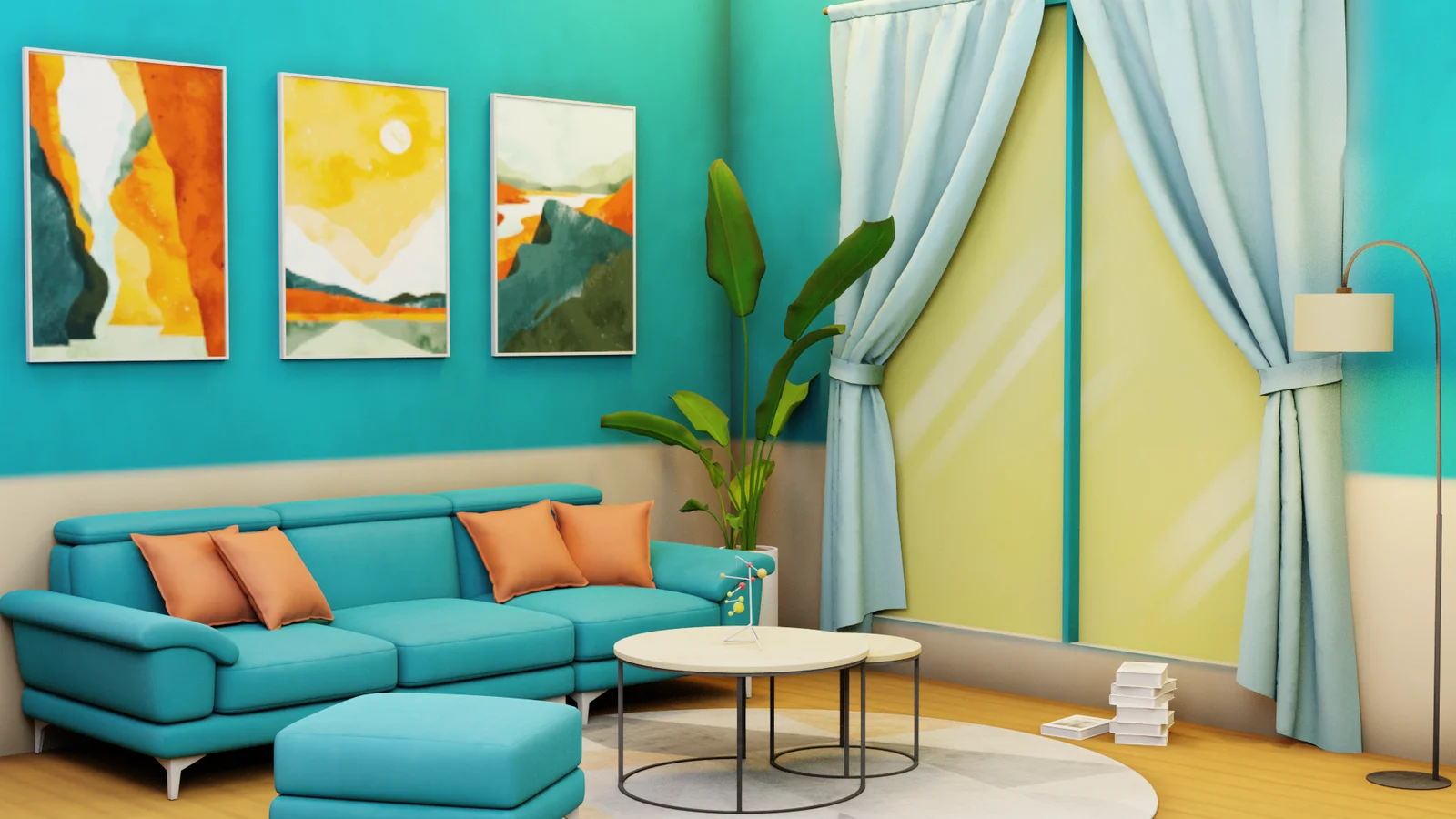 Low Poly Interior Models Bundle screenshot 2