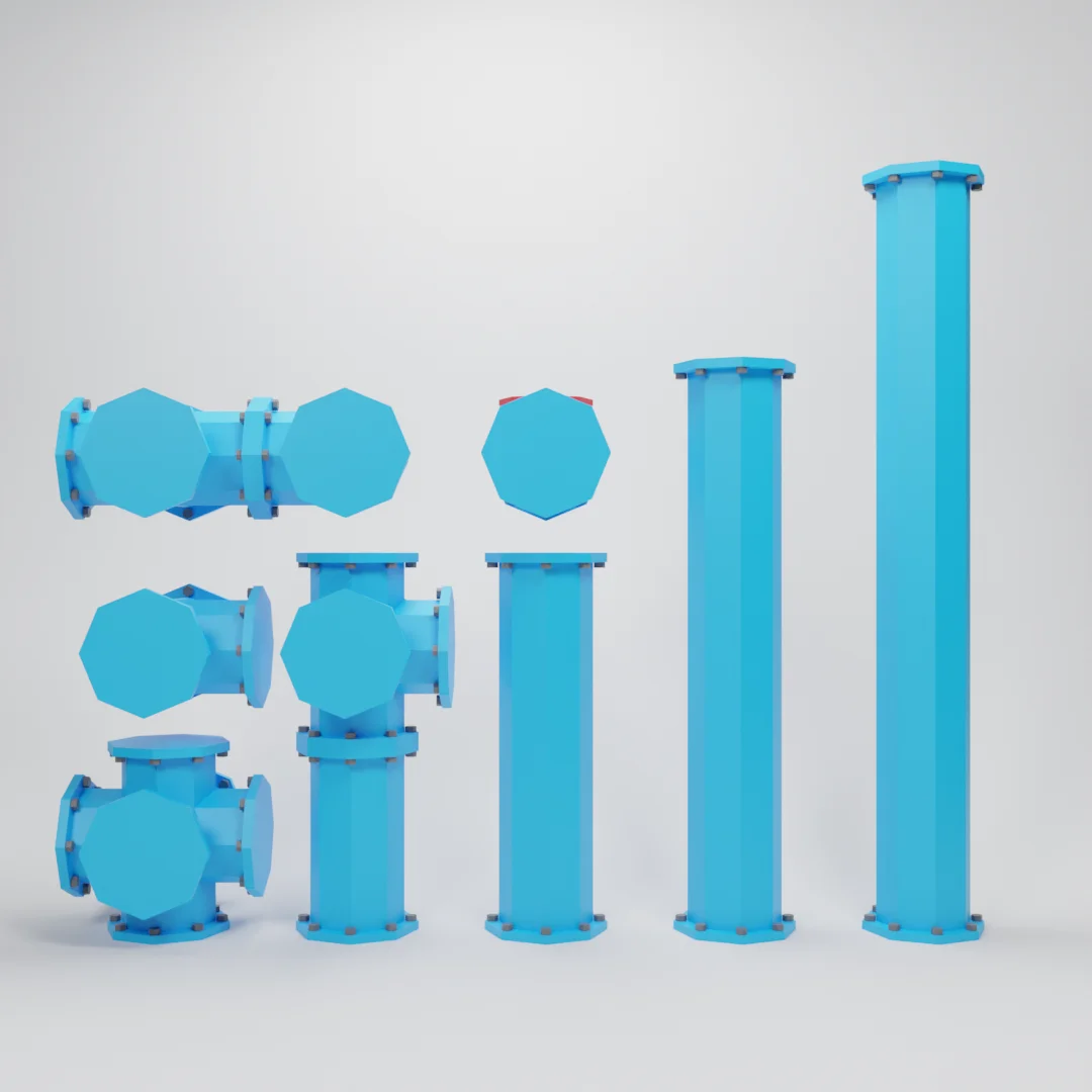 Low Poly Pipe Pack screenshot 3