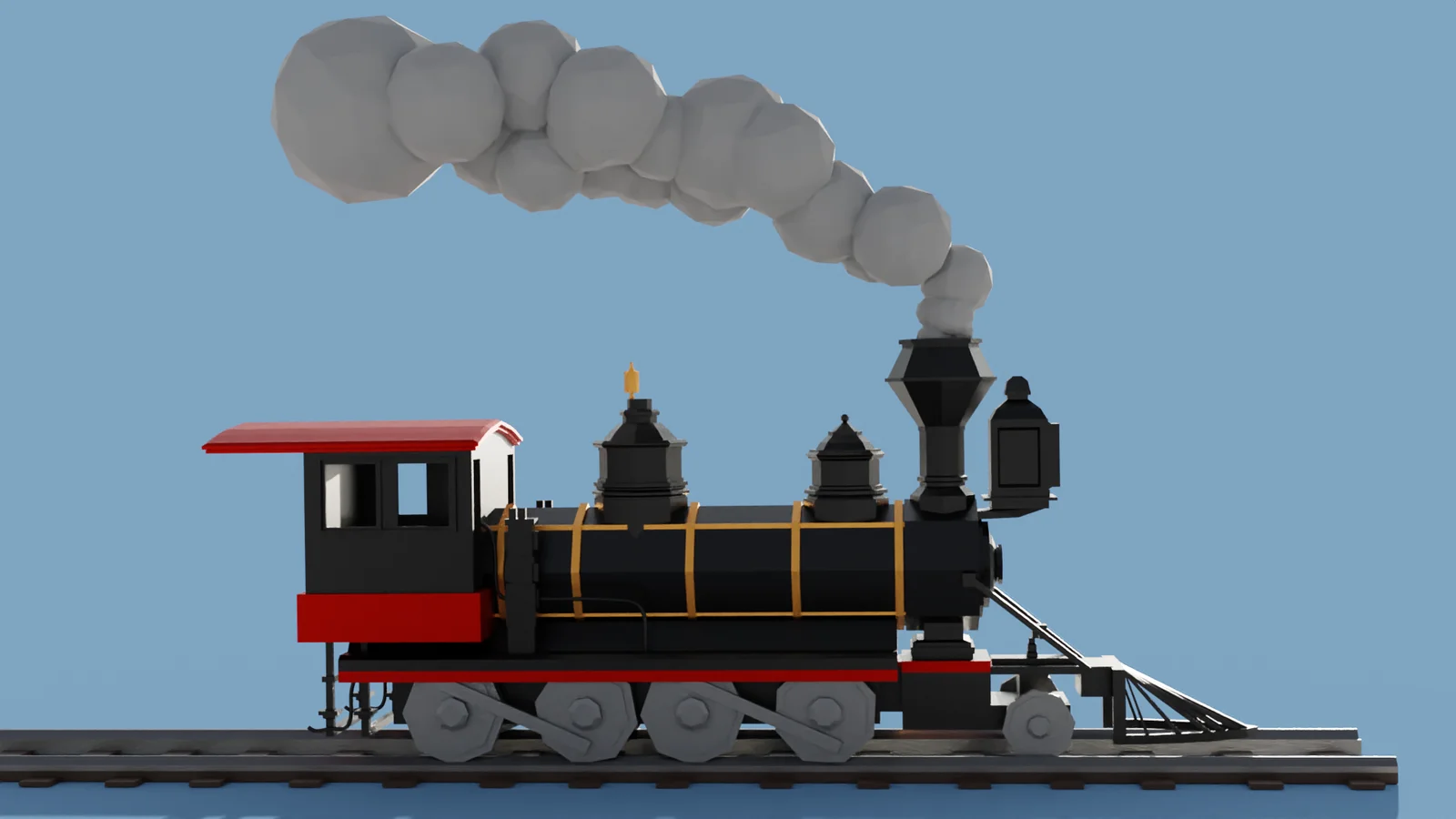 Low Poly Train screenshot 2