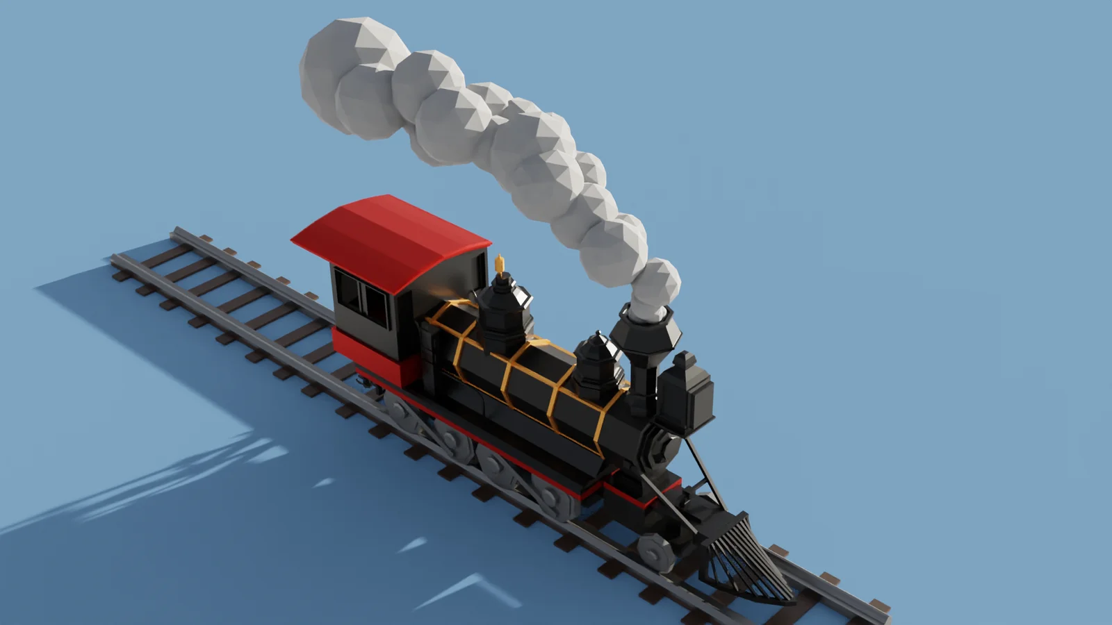 Low Poly Train screenshot 3