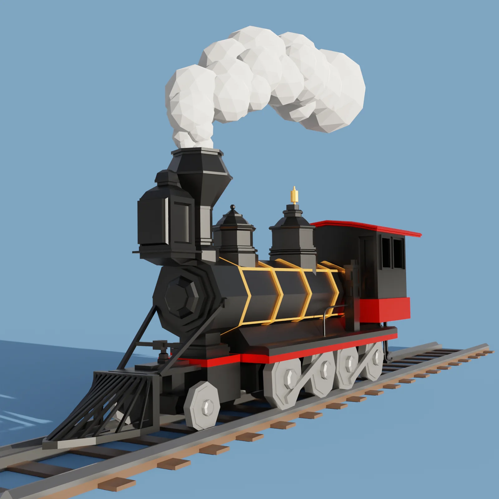 Low Poly Train screenshot 4