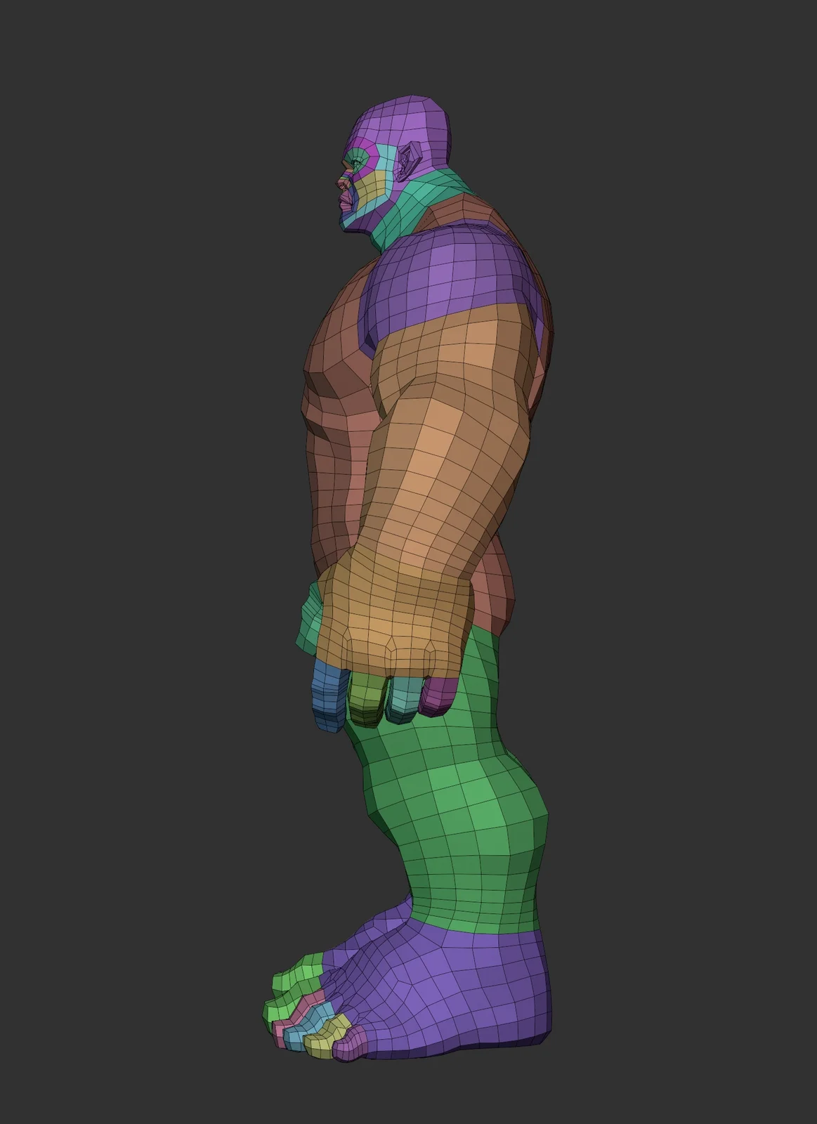Lowpoly Hulky Basemesh screenshot 3