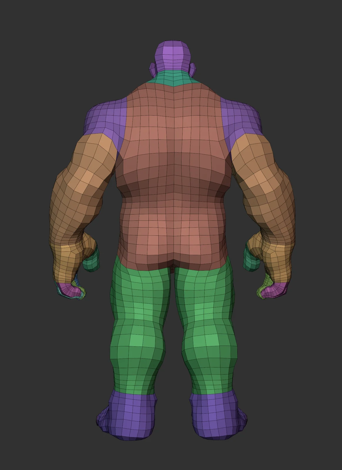 Lowpoly Hulky Basemesh screenshot 4