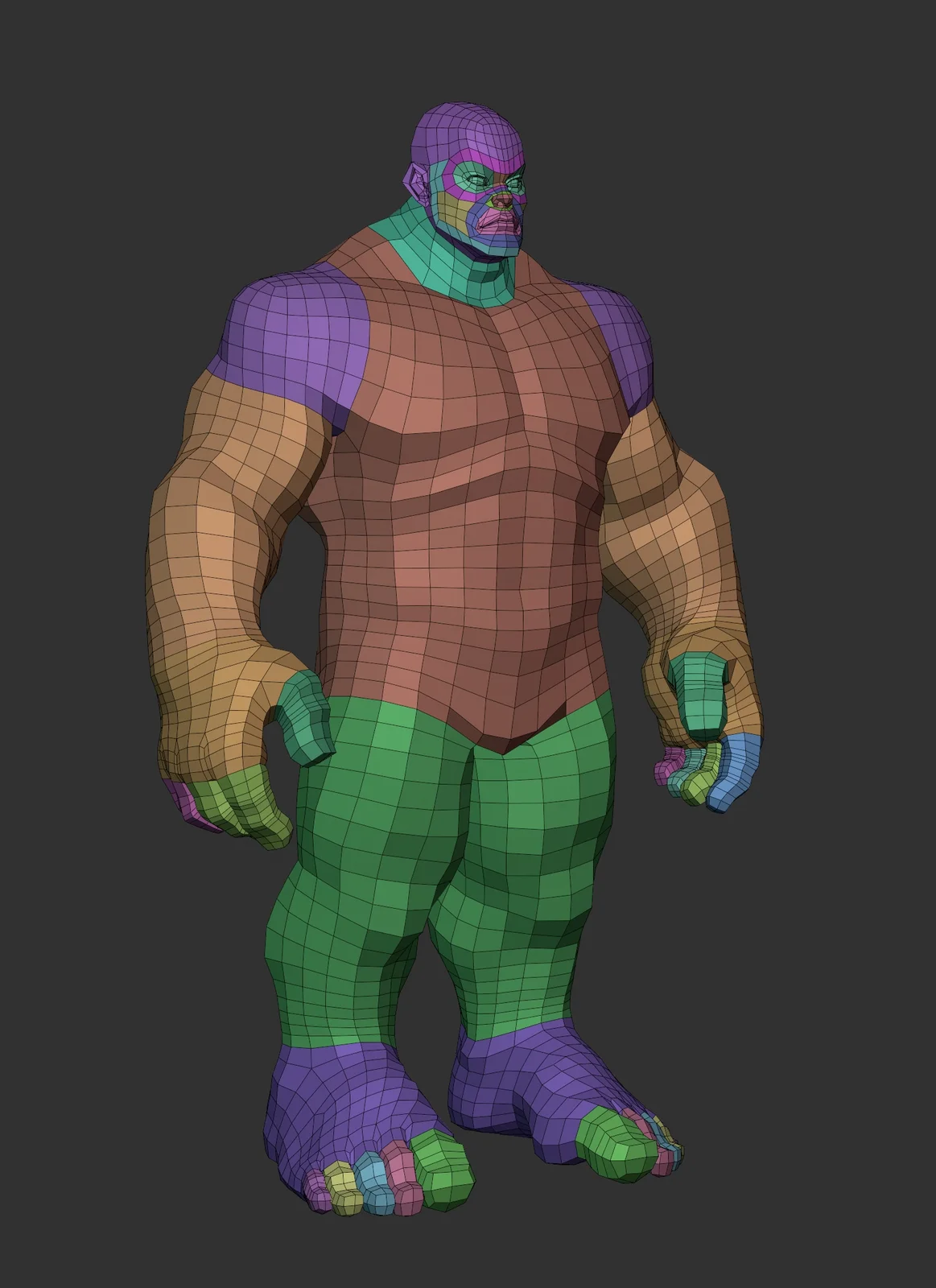 Lowpoly Hulky Basemesh screenshot 5
