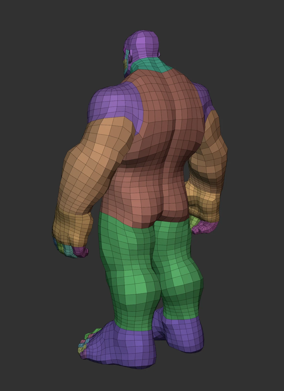 Lowpoly Hulky Basemesh screenshot 6