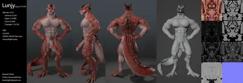 Lunjy - Blender 3d models