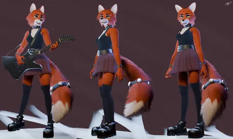 Lyra Foxfire - Blender 3d models