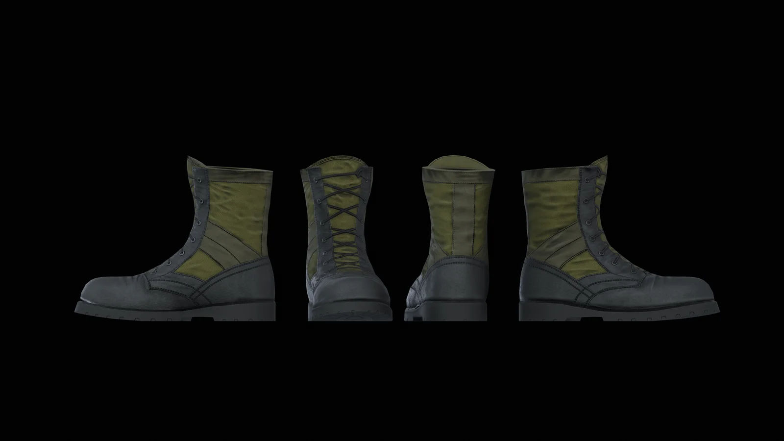 M-1966 US Military Jungle Boots screenshot 3