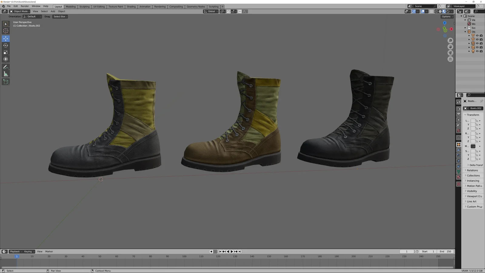 M-1966 US Military Jungle Boots screenshot 5