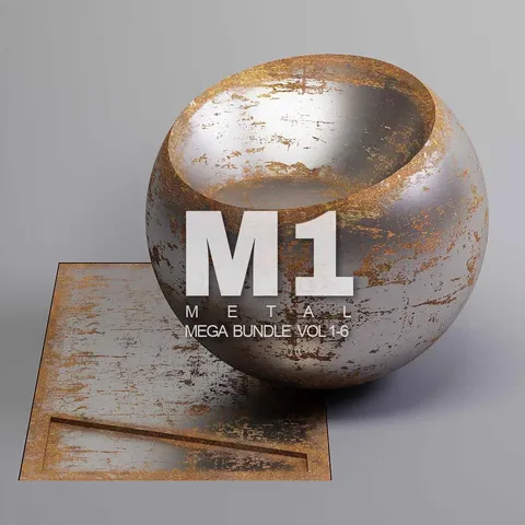 M01 Metal PBR Materials - Blender textures & materials