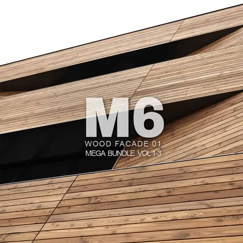 M06 Wood Facades - Blender textures & materials
