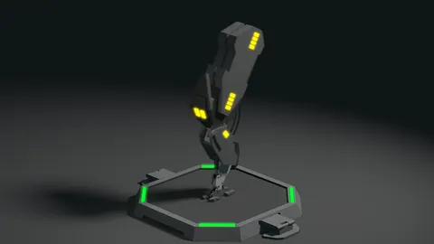 Machine Making: Robot Leg - Blender 3d models